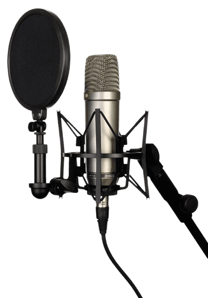 Professional Studio Microphone with Pop Filter